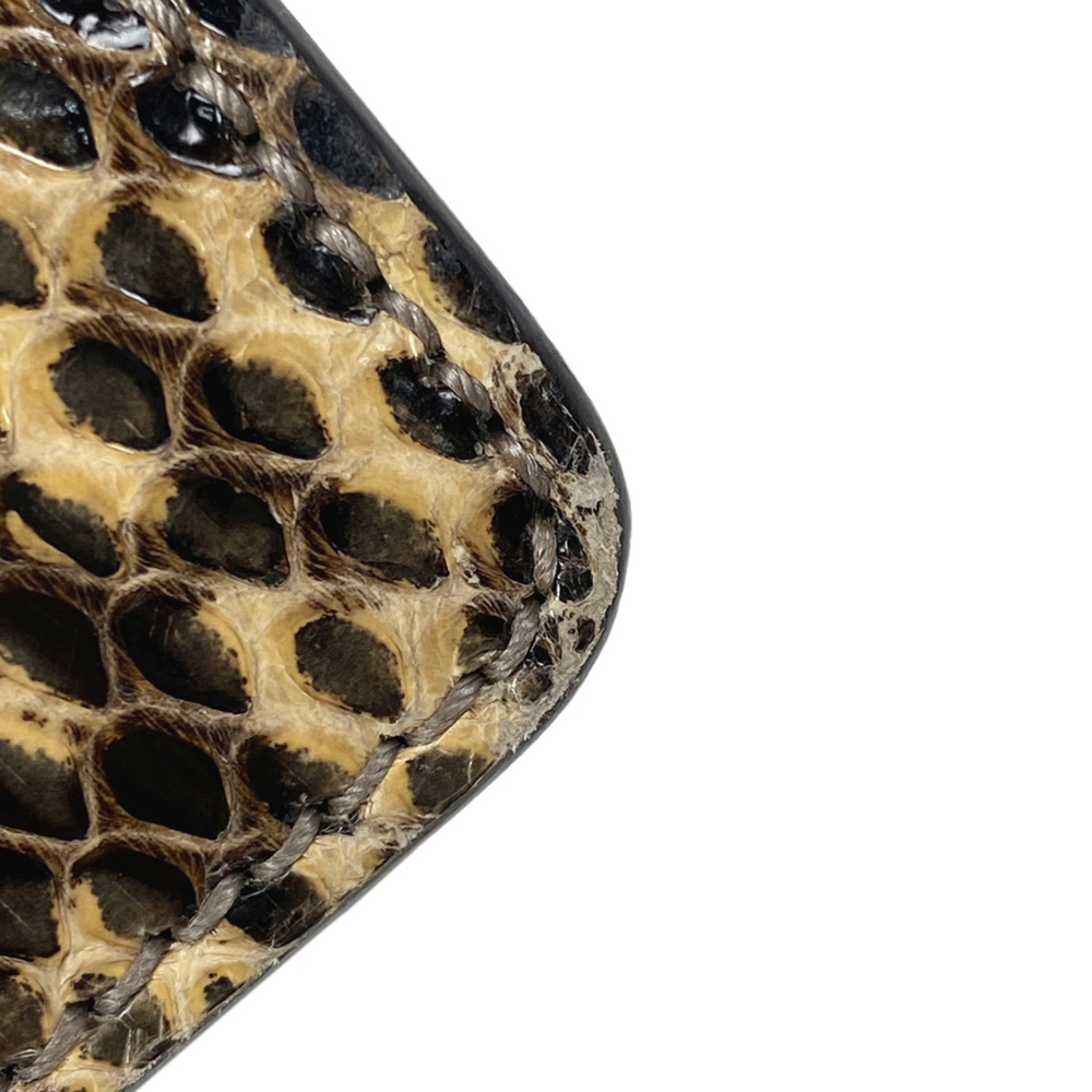 Gucci Silvie Python Pattern Sherry Line Shoulder … - image 4